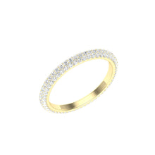 Load image into Gallery viewer, The Jasmine - Micro Pavé Band