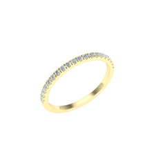 Load image into Gallery viewer, The Aria - Half Eternity Wedding Band