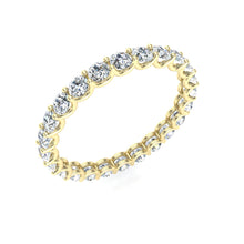 Load image into Gallery viewer, The Sophia - Luxe Round Cut Eternity Band