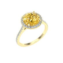 Load image into Gallery viewer, The Gia - Round Cut Ring