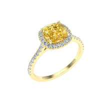 Load image into Gallery viewer, The Ziva - Cushion Cut Ring