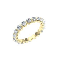 Load image into Gallery viewer, The Riley - Single Prong Eternity Band