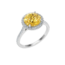 Load image into Gallery viewer, The Gia - Round Cut Ring
