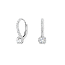 Load image into Gallery viewer, Cushion Cut Halo Drops