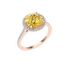 Load image into Gallery viewer, The Gia - Round Cut Ring