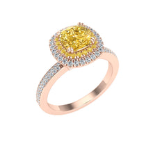 Load image into Gallery viewer, The Gabriella - Cushion Cut Ring