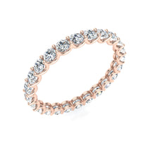 Load image into Gallery viewer, The Sophia - Luxe Round Cut Eternity Band