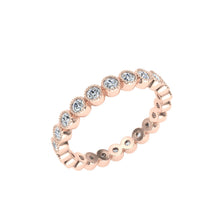 Load image into Gallery viewer, The Elena - Bezel Set Eternity Band