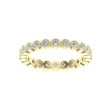 Load image into Gallery viewer, The Elena - Bezel Set Eternity Band