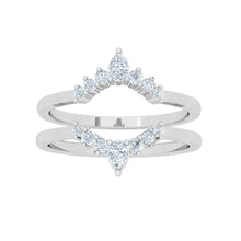 Load image into Gallery viewer, The Carol - Scalloped Double Band