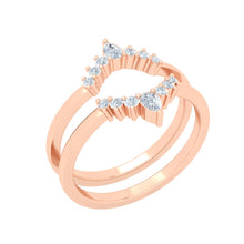 Load image into Gallery viewer, The Carol - Scalloped Double Band