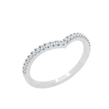 Load image into Gallery viewer, The Brit - Scalloped Half Eternity Band