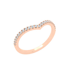 Load image into Gallery viewer, The Brit - Scalloped Half Eternity Band