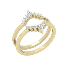 Load image into Gallery viewer, The Carol - Scalloped Double Band