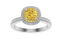 Load image into Gallery viewer, The Gabriella - Cushion Cut Ring