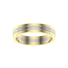 Load image into Gallery viewer, The Lee - Yellow and White Gold Combination Band