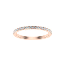 Load image into Gallery viewer, The Aria - Half Eternity Wedding Band