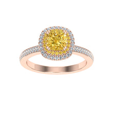 Load image into Gallery viewer, The Gabriella - Cushion Cut Ring