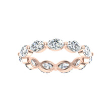 Load image into Gallery viewer, The Abigail - Marquise and Dot Band