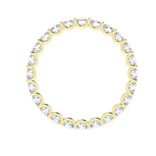 Load image into Gallery viewer, The Sophia - Luxe Round Cut Eternity Band