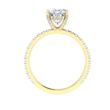 Load image into Gallery viewer, The Laily - Oval Cut Hidden Halo Ring