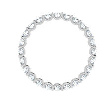Load image into Gallery viewer, The Sophia - Luxe Round Cut Eternity Band