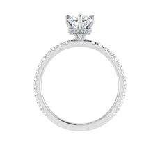 Load image into Gallery viewer, The Cher - Radiant Cut Compass Prong Ring