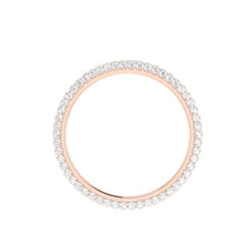 Load image into Gallery viewer, The Jasmine - Micro Pavé Band