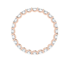 Load image into Gallery viewer, The Sophia - Luxe Round Cut Eternity Band
