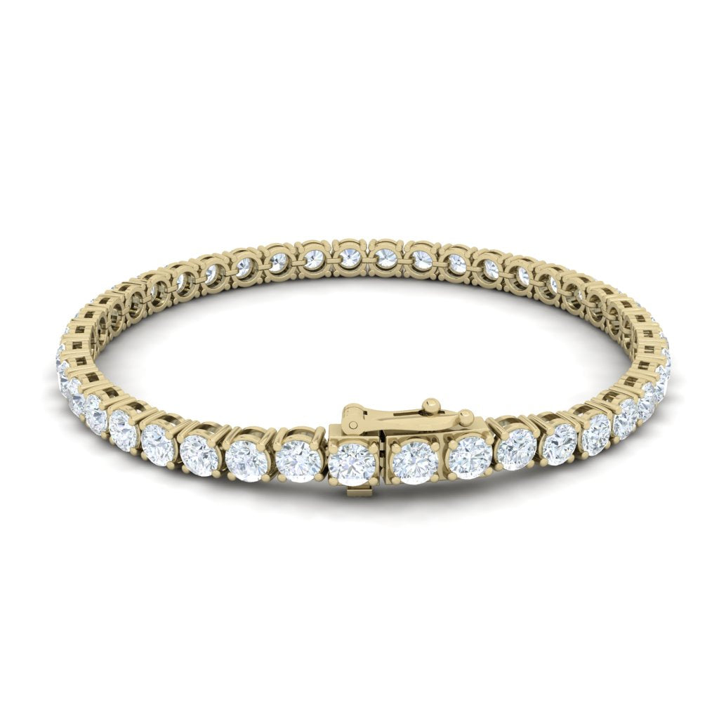 Classic Tennis Bracelet 10K Yellow Gold