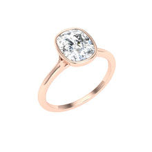 Load image into Gallery viewer, The Anne - Elongated Cushion Cut Bezel Ring