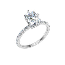 Load image into Gallery viewer, The Cher - Radiant Cut Compass Prong Ring