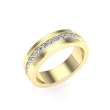 Load image into Gallery viewer, The Peter - Half Eternity Pavé Band