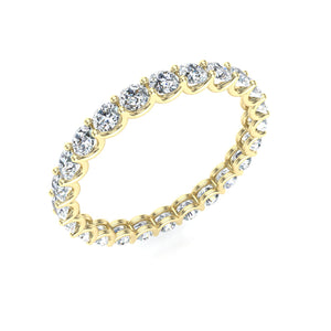 The Sophia - Luxe Round Cut Eternity Band