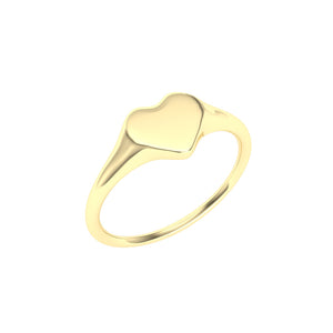 Solid Heart Ring