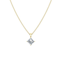 Load image into Gallery viewer, Princess Solitaire Pendant