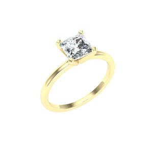 The Skylar- Princess Solitaire Ring