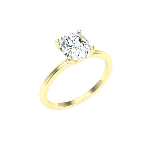 The Erin - Oval Solitaire Ring