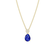 Load image into Gallery viewer, Sapphire Raindrop Pendant