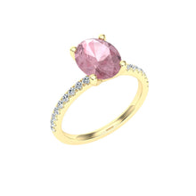 Load image into Gallery viewer, The Ivy - Oval Cut Ring