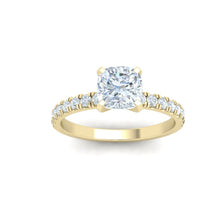 Load image into Gallery viewer, The Emma - 1CT Cushion Cut Pavé Ring