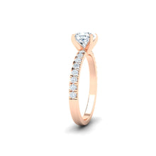Load image into Gallery viewer, The Emma - 1CT Cushion Cut Pavé Ring