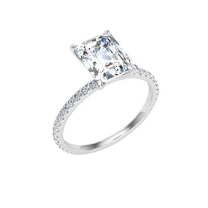 The Haven - Emerald Cut Solitaire Ring