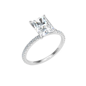 The June - Radiant Cut Solitaire Ring