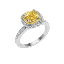 Load image into Gallery viewer, The Gabriella - Cushion Cut Ring
