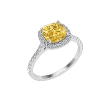 Load image into Gallery viewer, The Ziva - Cushion Cut Ring