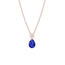 Load image into Gallery viewer, Sapphire Raindrop Pendant
