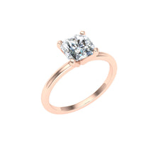 Load image into Gallery viewer, The Lucy - Asscher Solitaire Ring