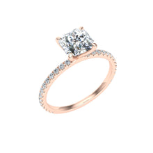 Load image into Gallery viewer, The Juniper - Asscher Cut Solitaire Ring