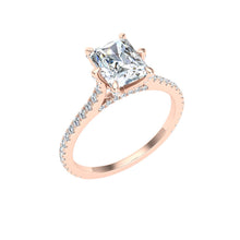 Load image into Gallery viewer, The Rebecca - Radiant Cut Ring